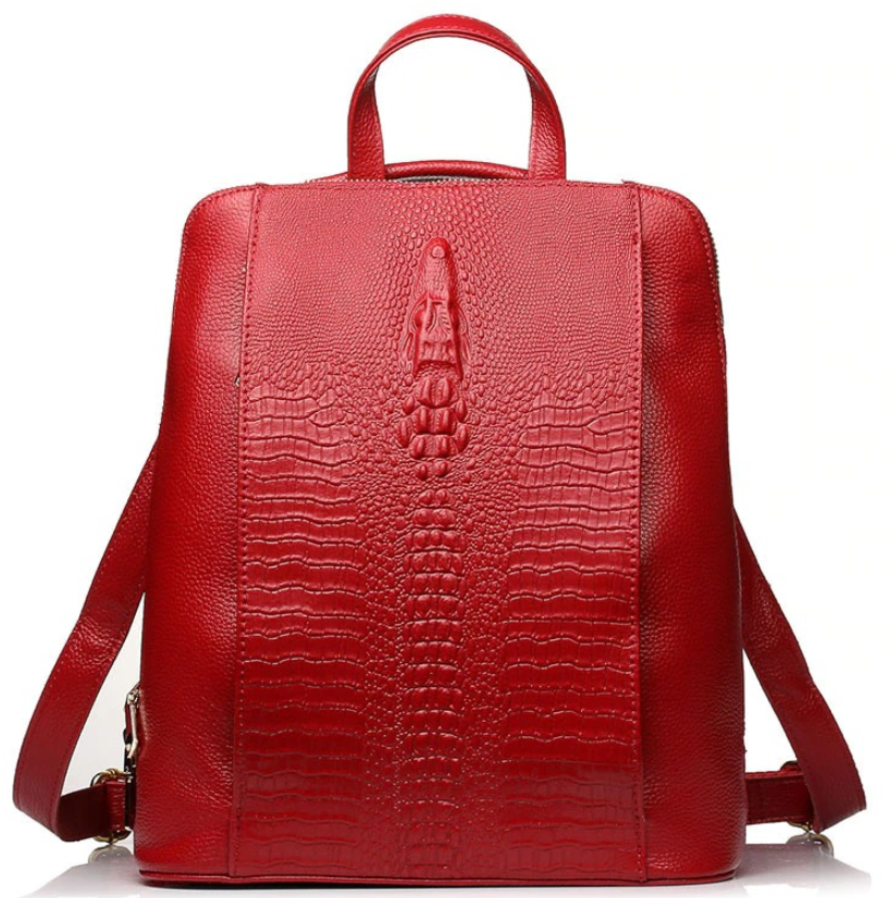 Korean Style Solid Color College Backpack