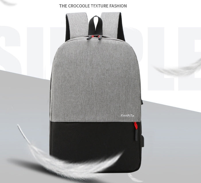 Custom Multi-Functional Color Block Backpack for Laptops