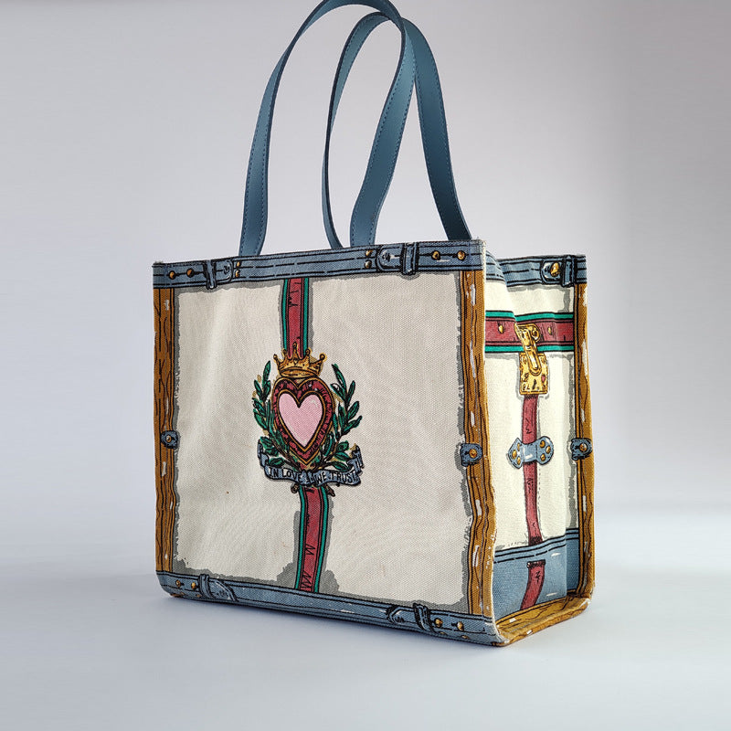 Fashionable Women’s Full Color Canvas Shoulder Bag