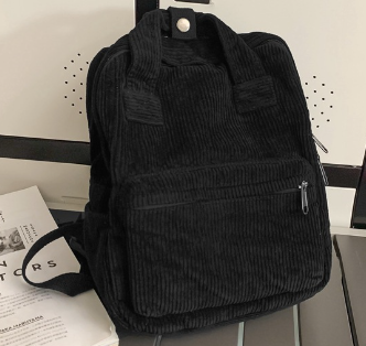 2018 Korean Style Canvas Embroidered Backpack