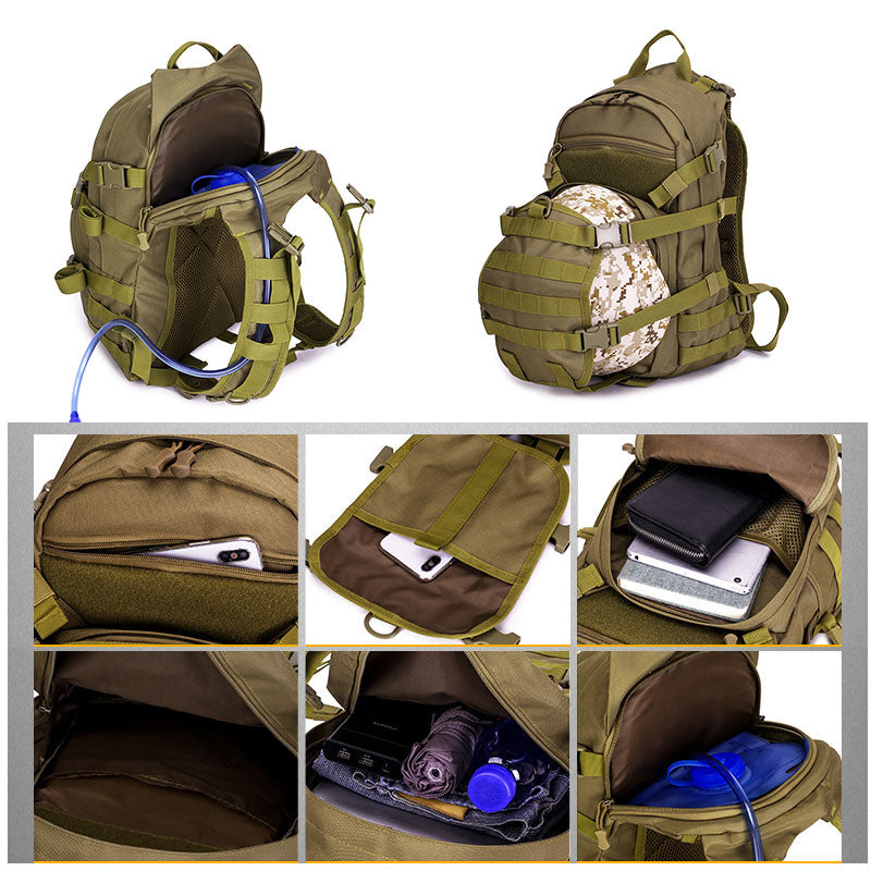 Tactical Vest Backpack, Large Waterproof Hiking Bag